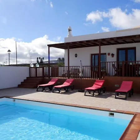 빌라 El Mojon With Private Pool In Teguise *